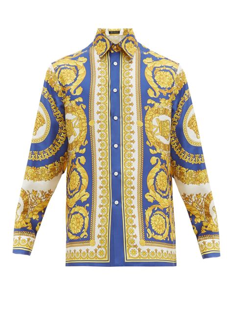 buy versace silk shirts|Versace silk shirt vintage.